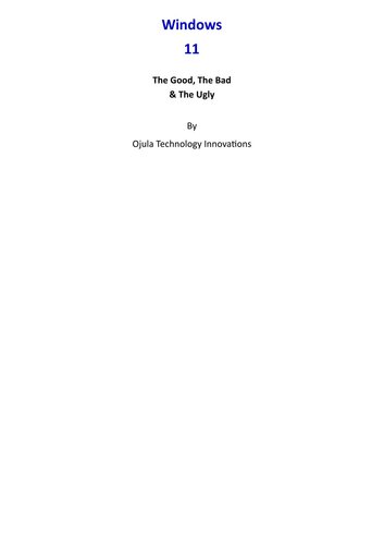 ﻿ویندوز 11: خوب، بد