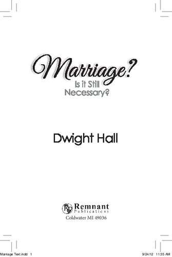 ﻿ازدواج؟ آیا هنوز لازم است؟