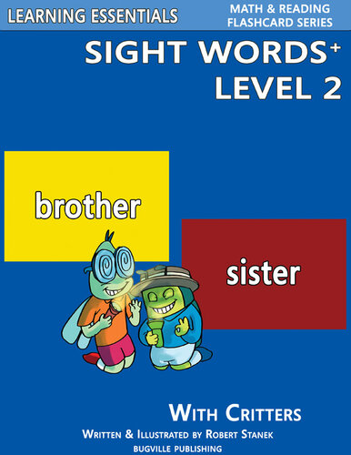 ﻿Sight Words Plus Level 2: Flash Cards Sight Words with Critters برای مهد کودک و بالاتر