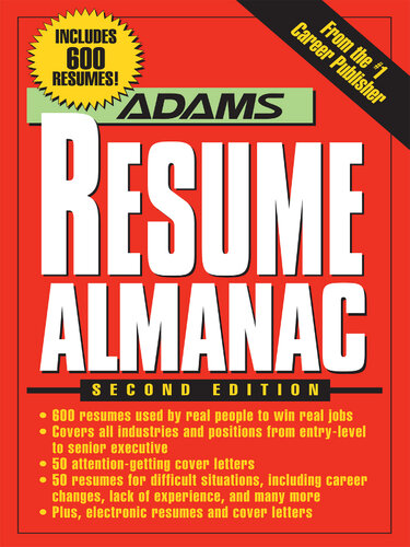 ﻿Adams Resume Almanac