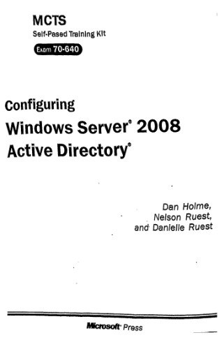 ﻿راه اندازی Active Directory Windows Server 2008.