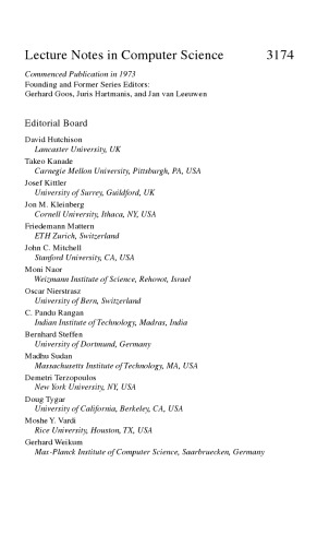 پیشرفت در شبکه های عصبی - ISNN 2004: سمپوزیوم بین المللی در شبکه های عصبی ، دالیان ، چین ، 19-21 اوت 2004 ، مجموعه مقالات ، قسمت دوم