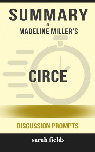 ﻿خلاصه ای از CIRCE توسط Madeline Miller (Discussion Prompts)