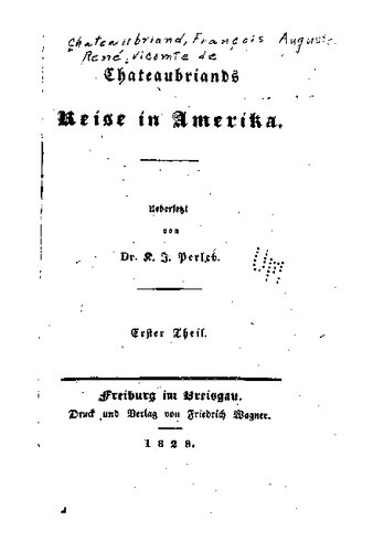 ﻿سفر شاتوبریان در آمریکا