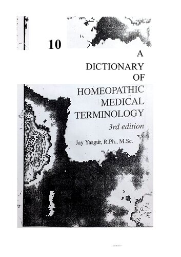 ﻿فرهنگ لغت اصطلاحات پزشکی هومیوپاتی