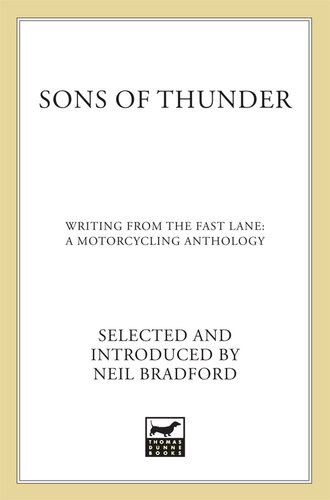 ﻿Sons of Thunder: Writing from the Fast Lane: A Anthology Motorcycles