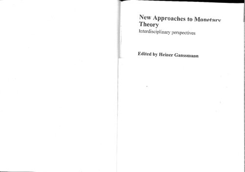 ﻿رویکردهای جدید به نظریه پولی (فصل 1، 5 تا 8، 10-14 فقط بارگذاری شده)