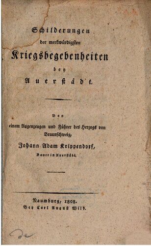 ﻿شرح عجیب ترین وقایع جنگ در نزدیکی Auerstädt