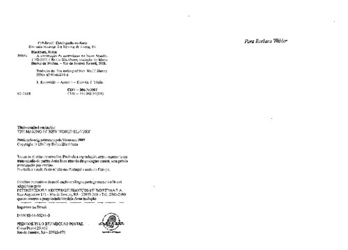 ﻿ساخت برده داری در دنیای جدید: از باروک تا مدرن، 1492-1800