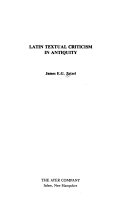 ﻿نقد متن لاتین در دوران باستان