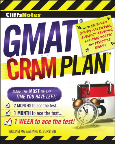 ﻿CliffsNotes GMAT Cram Plan