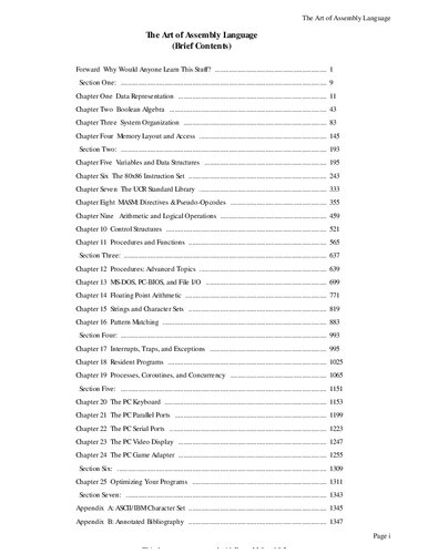 ﻿Art Of Intel x86 Assembly.