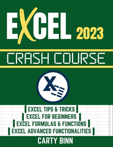 ﻿دوره CRASH EXCEL 2023: Master Excel 2023 با این دوره کامل Crash در 7 روز