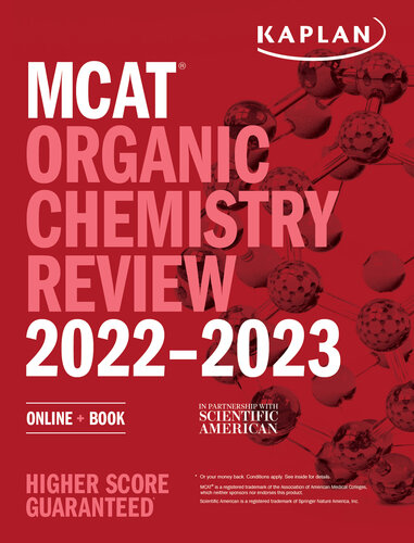 ﻿بررسی شیمی آلی MCAT 2022-2023: آنلاین + کتاب (آمادگی آزمون کاپلان)