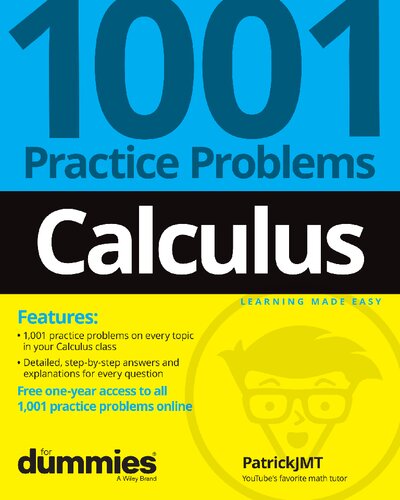 ﻿حساب دیفرانسیل و انتگرال: 1001 مسئله تمرین برای آدمک ها (+ تمرین آنلاین رایگان)