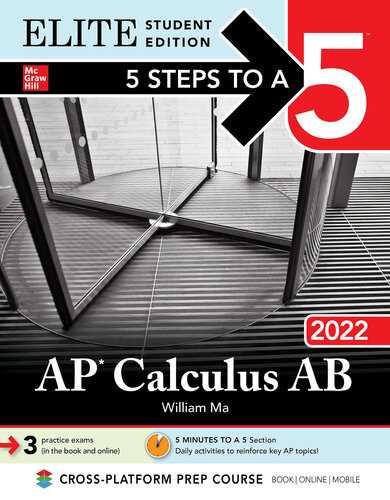 ﻿5 مرحله برای 5: AP Calculus AB 2022 Elite Student Edition
