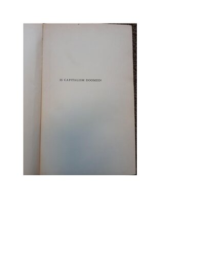 ﻿آیا سرمایه داری محکوم به فناست؟