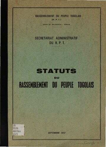 ﻿اساسنامه راهپیمایی مردم توگو