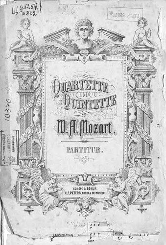 ﻿Cartete und Quintette v. W. A. ​​Mozart