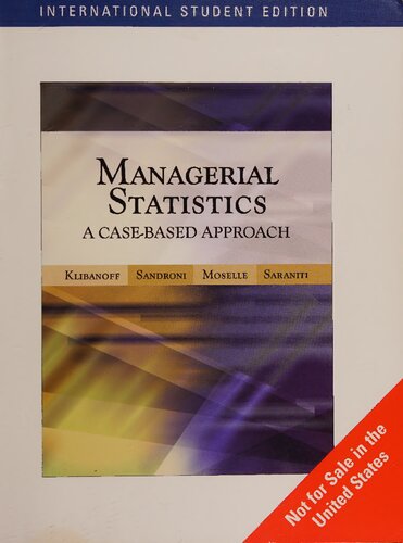 ﻿آمار مدیریتی: رویکردی مبتنی بر مورد