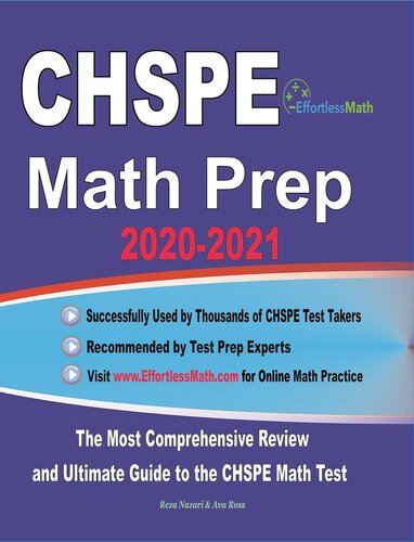 ﻿CHSPE Math Prep 2020-2021: جامع ترین مرور و راهنمای نهایی آزمون ریاضی CHSPE