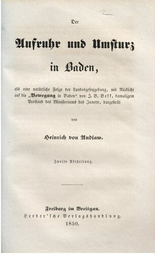 ﻿آشوب و آشوب در بادن