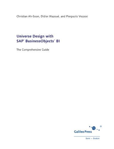 ﻿طراحی جهان با SAP BusinessObjects BI The Comprehensive Guide