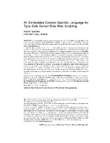 معاملات ACM در فناوری اینترنت (فوریه)