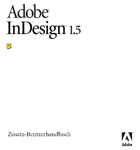 Adobe InDesign 1.5