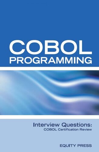 ﻿سوالات مصاحبه برنامه نویسی COBOL: آماده سازی مصاحبه شغلی COBOL