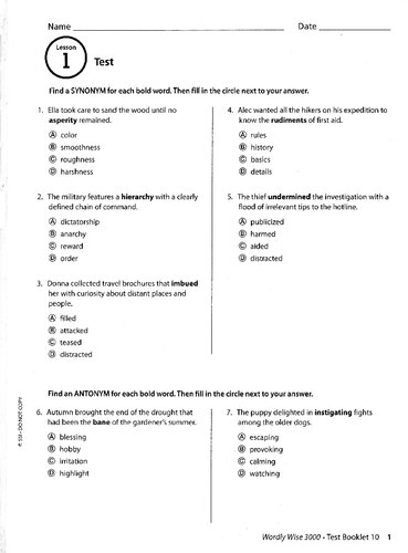 ﻿جزوه وردلی ویز پایه دهم_تست