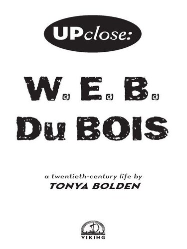 ﻿W. E. B du Bois