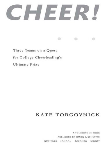 ﻿Cheer!: Inside the Secret World of College Cheerleaders
