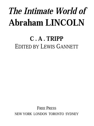 The Intimate World of Abraham Lincoln