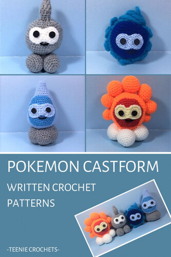 ﻿Pokemon Castform - الگوهای قلاب بافی نوشته شده (غیر رسمی)