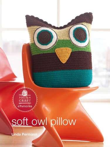 Soft Owl Pillow: E-Pattern from Little Crochet