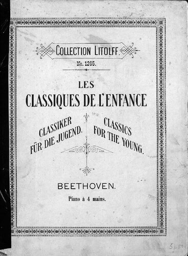 ﻿Les classicus de lienfance: V. Lenz Piano a mains