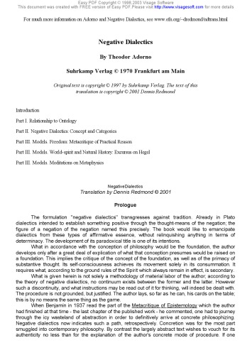 ﻿دیالکتیک منفی