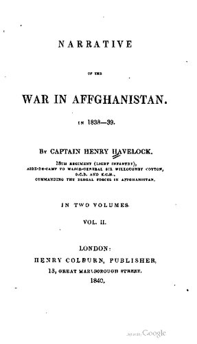 ﻿روایت جنگ در افغانستان 1838-39