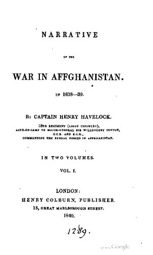 ﻿روایت جنگ در افغانستان 1838-39