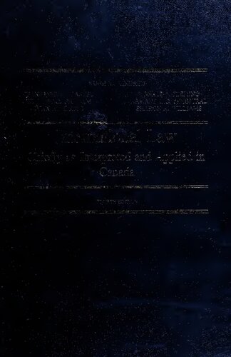 ﻿حقوق بین الملل عمدتاً به صورت تفسیر و کاربردی در کانادا