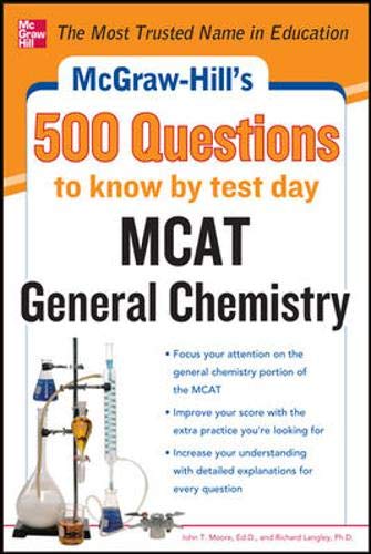 ﻿500 سوال MCAT شیمی عمومی مک گراو هیل که باید تا روز آزمون بدانید