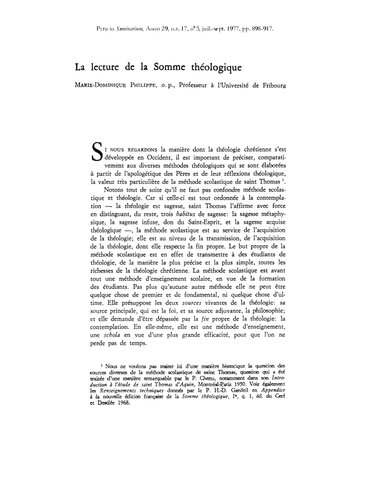 ﻿خواندن Summa Theologica