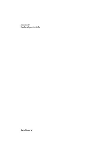 ﻿پارادایم هدیه. یک بسط نظری اجتماعی