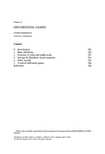 ﻿کتابچه راهنمای تئوری بازی ها. جلد 2