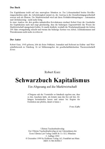 ﻿کتاب سیاه سرمایه داری. خداحافظی با اقتصاد بازار