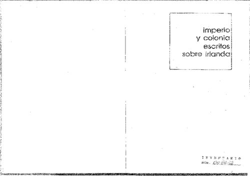﻿امپراتوری و مستعمره ؛ نوشته های مربوط به ایرلند