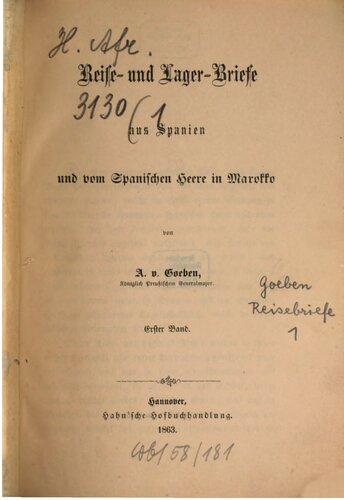 ﻿نامه های سفر و اردو از اسپانیا و ارتش اسپانیا در مراکش