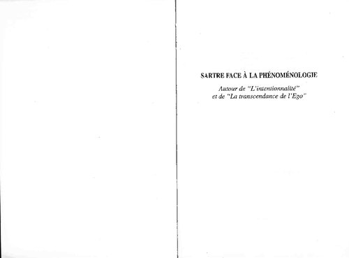 ﻿پدیدارشناسی مواجهه با سارتر