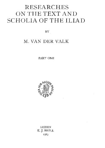 ﻿تحقیق در مورد متن و مکتب ایلیاد